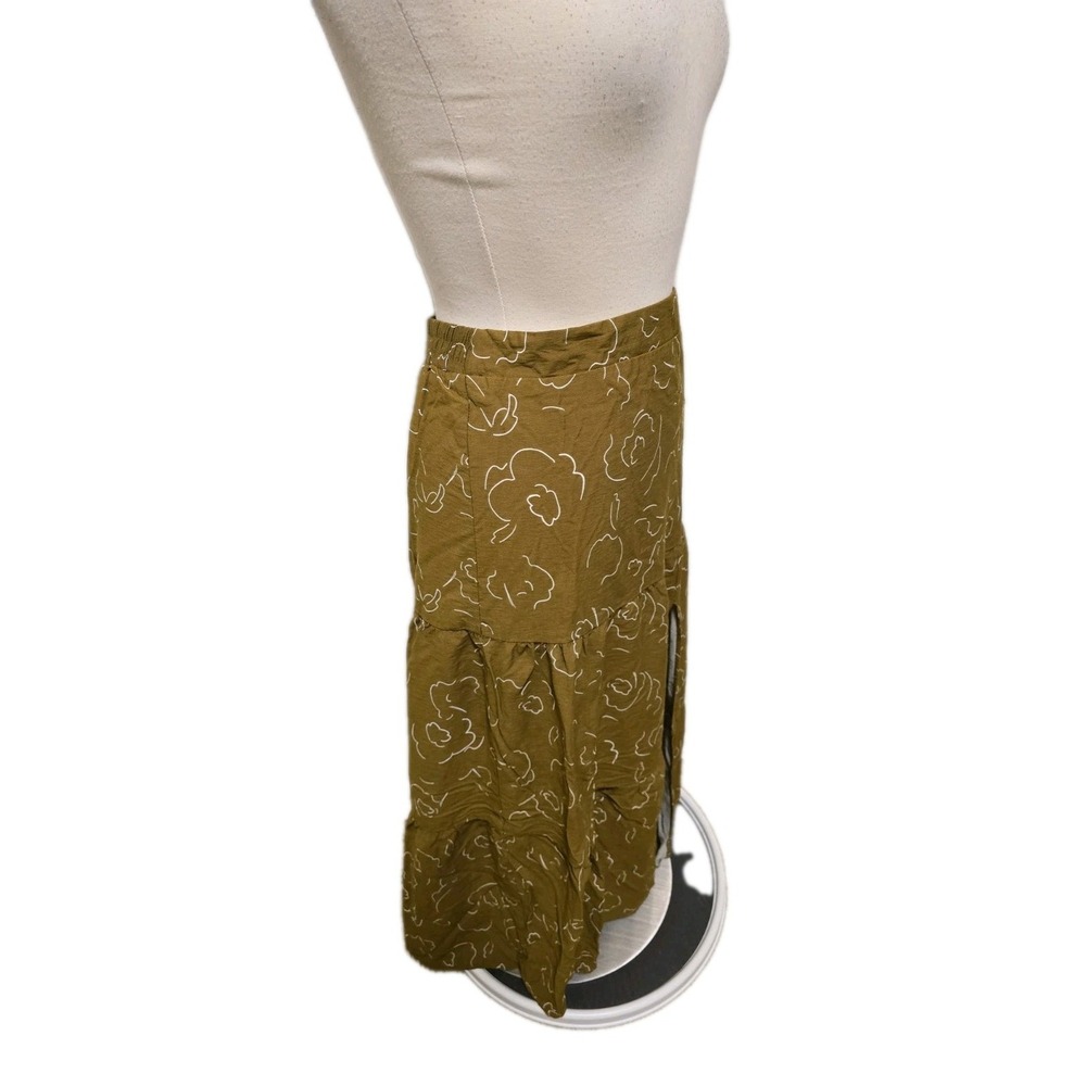 Women's Nine West Crosshatch Tiered‎ Maxi Skirt Size Medium - Picture 5 of 8